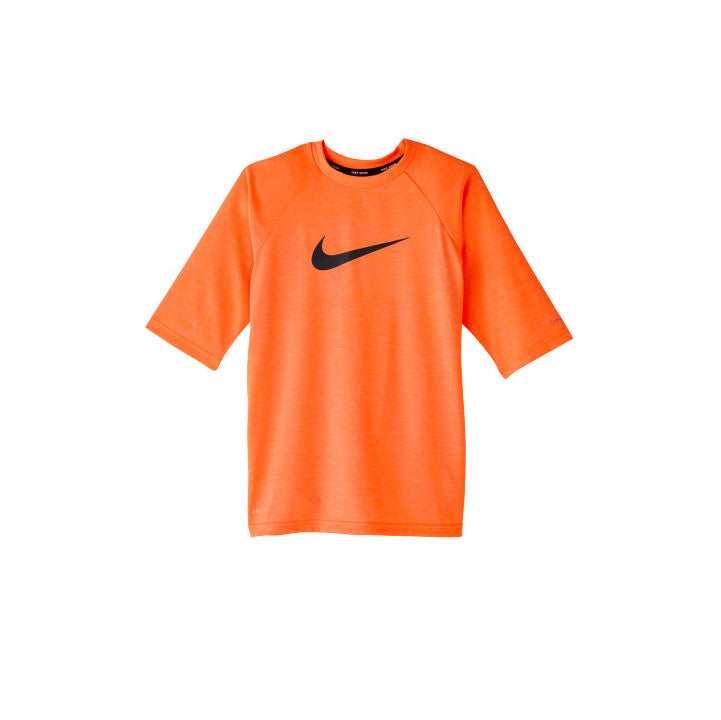 Nike Boys' Heather Short Sleeve Hydroguard Swim Shirt