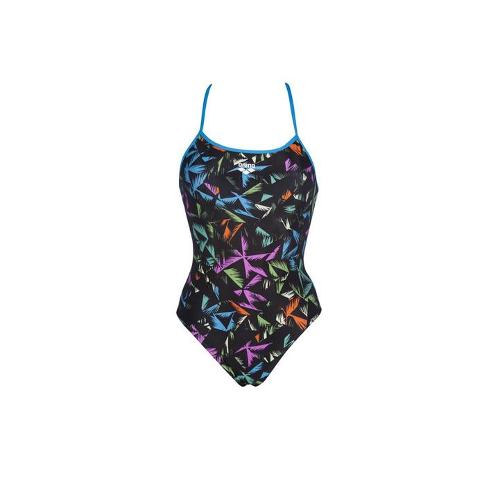 Arena Multicolor Palms Accelerate Back One Piece Swimsuit