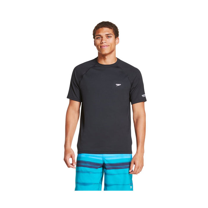 Speedo Swim UV Short Sleeve T-Shirt Black