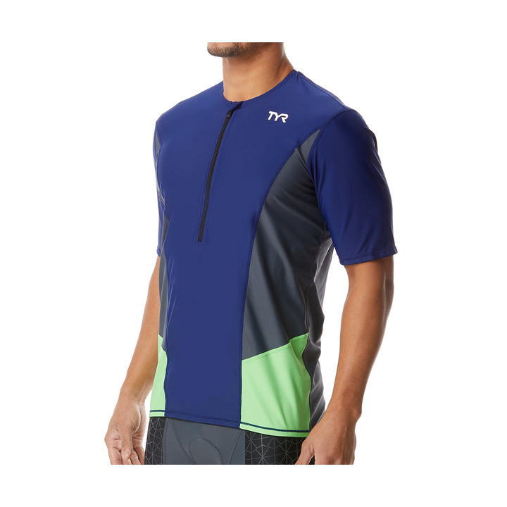 TYR Men's Triathalon Competitor Short Sleeve Top