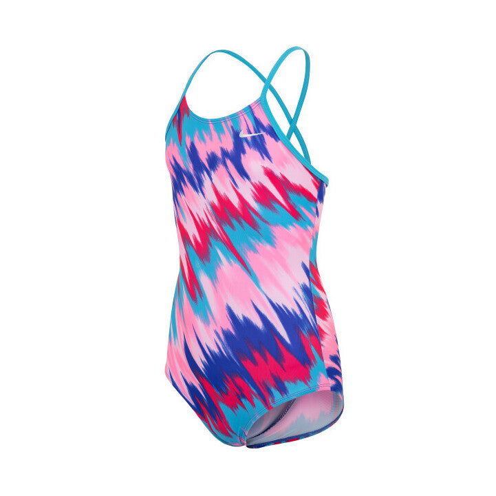 Nike Girls Immiscible Crossback One Piece Swimsuit