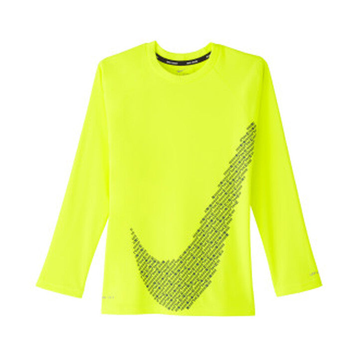 Nike Boys Swim Shirt Matrix Long Sleeve Hydroguard