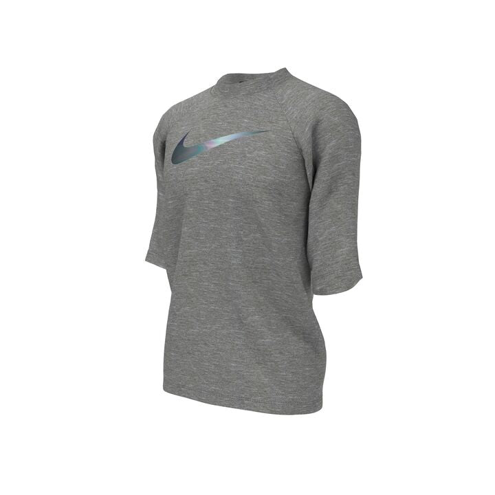 Nike Boys' Heather Short Sleeve Hydroguard Swim Shirt