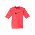 Nike Boys' Heather Short Sleeve Hydroguard Swim Shirt