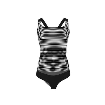 Nike 6:1 Stripe V-Back Tankini Set