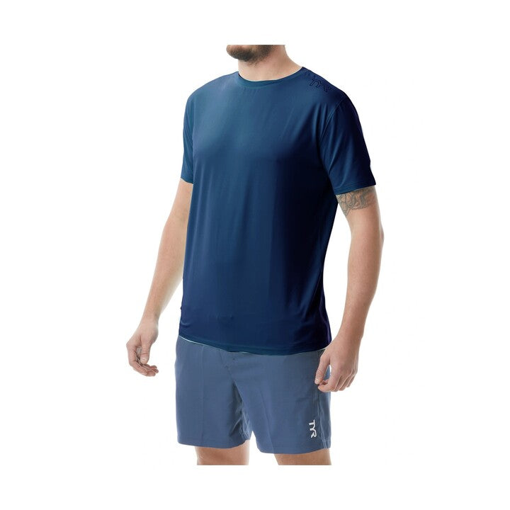 TYR Men's SunDefense Short Sleeve Shirt