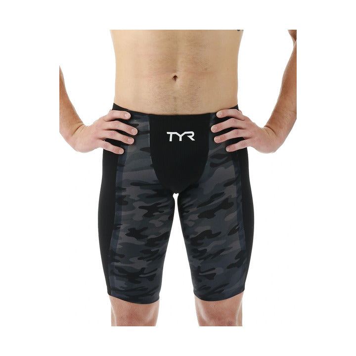 TYR Men's Shockwave High-Waist Jammer Swimsuit - Camo