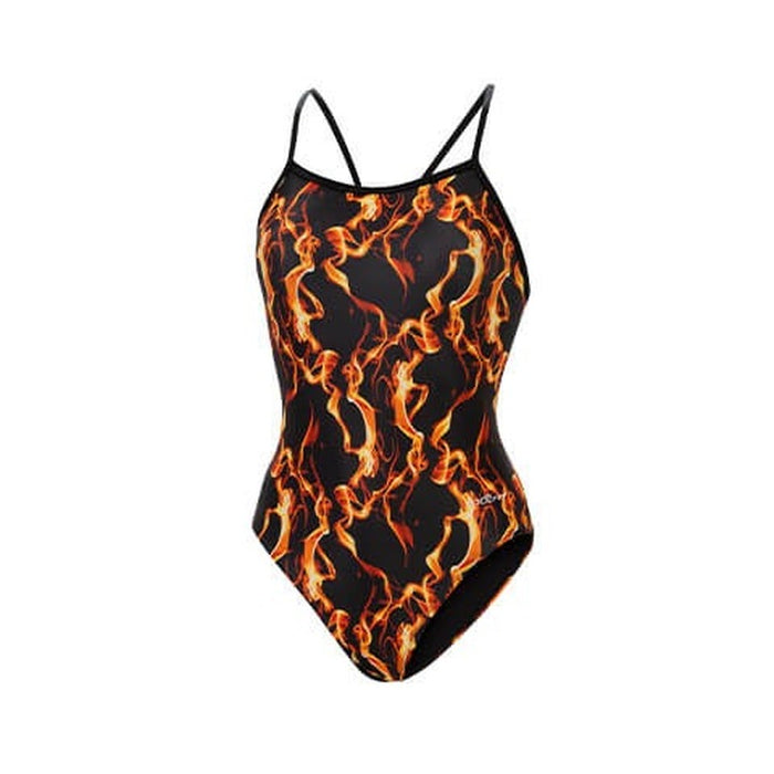 Womens Reliance Print DBX Back One Piece Swimsuit