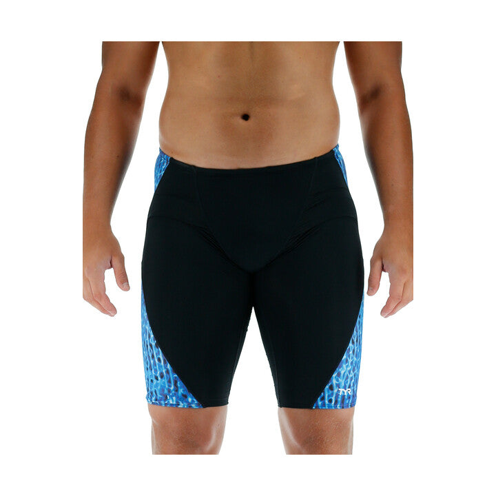 TYR DURAFAST LITE MEN'S BLADE SPLICE JAMMER SWIMSUIT - ATOLLA