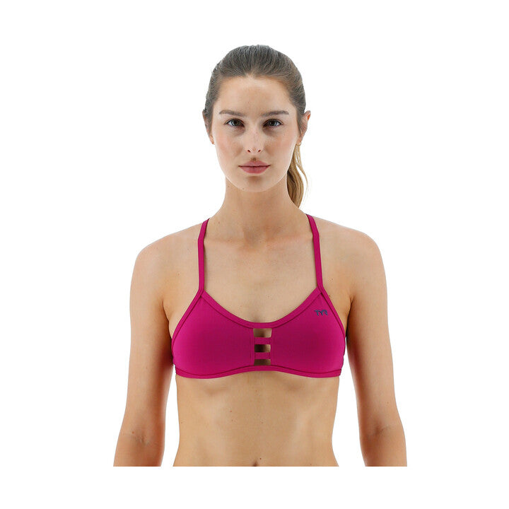 Tyr Women'S Solid Pacific Tieback Top Durafast Elite