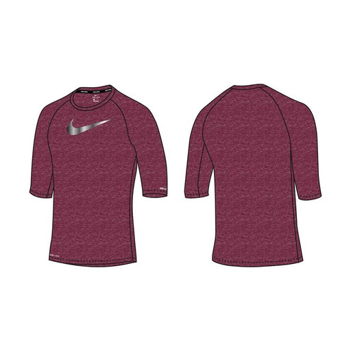 Nike Boys' Heather Short Sleeve Hydroguard Swim Shirt