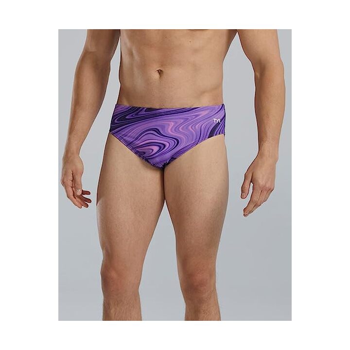 Tyr Mens Allover Racer V Brief