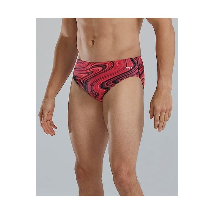 Tyr Mens Allover Racer V Brief