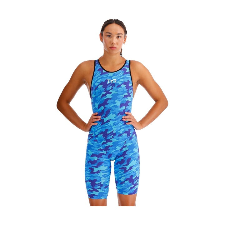 TYR Women's Venzo Closed Back Swimsuit - Camo