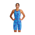 TYR Women's Venzo Open Back Swimsuit - Camo