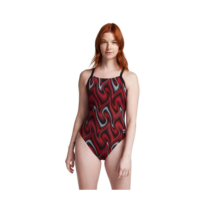 Speedo Womens Purpose Flyback Swimsuit