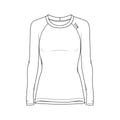 Tyr Women Climadry Raglan Long Sleeve Tee