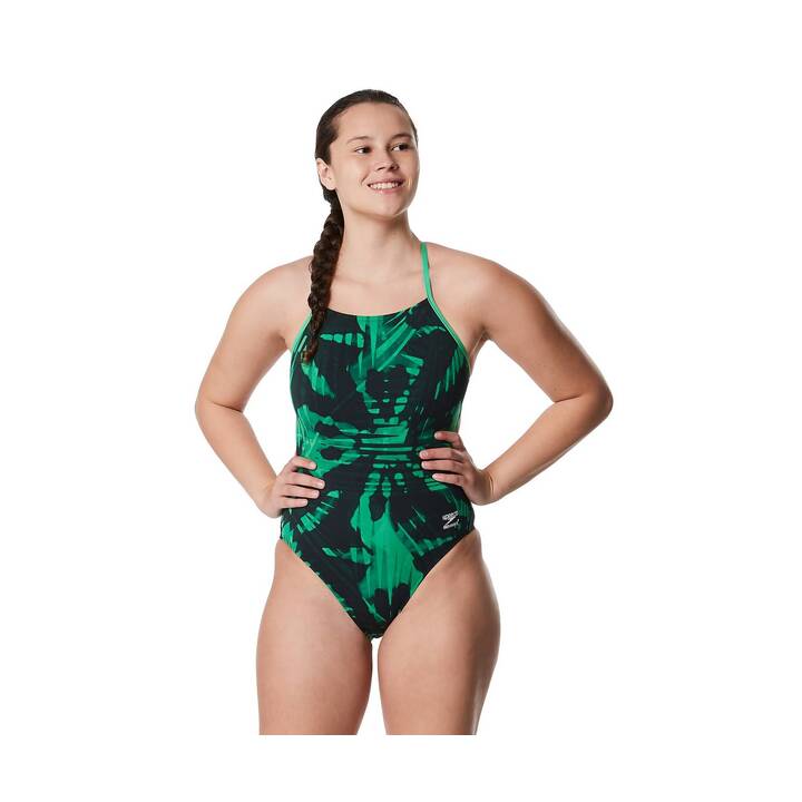 Speedo Women's Competition Reflected One Back Swimsuit