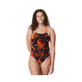 Speedo Women's Competition Reflected One Back Swimsuit