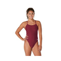 Speedo Womens Endurance Solid One Back Swimsuit