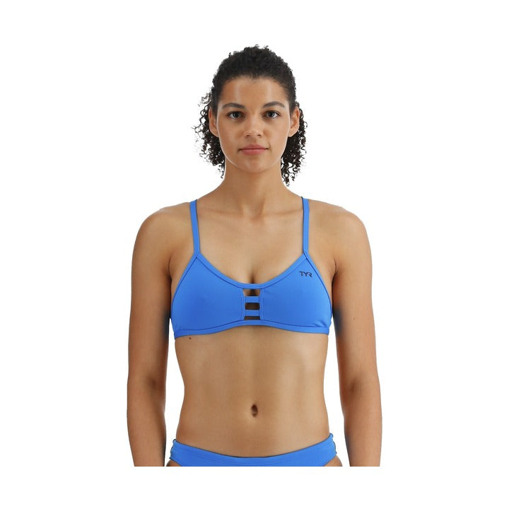 Tyr Women'S Solid Pacific Tieback Top Durafast Elite