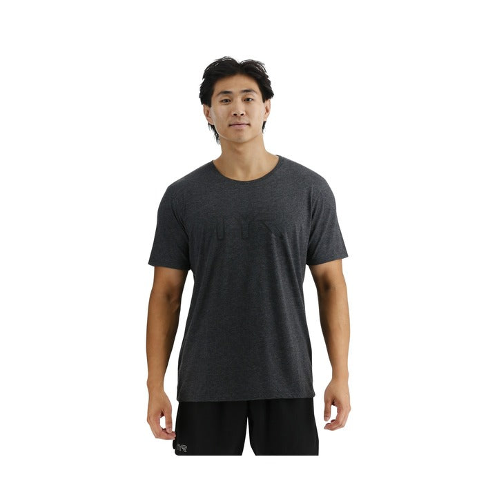 Tyr UltraSoft Men's Big Logo Tri-Blend Tech Tee