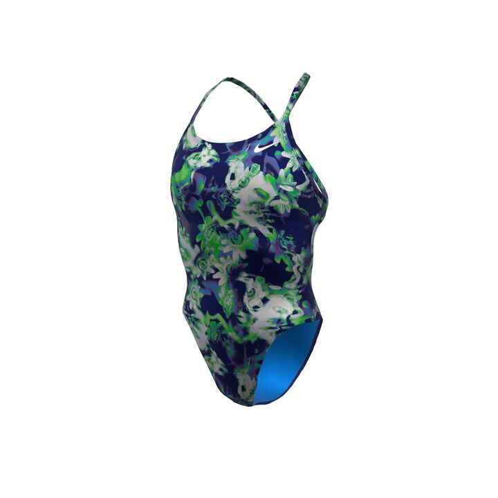 Nike Hydrastrong Multiprint Lace-Up Tie-Back One Piece