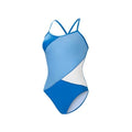 Dolfin Women's Aquashape Blocked Moderate Front One Piece w/ Criss-Cross Straps