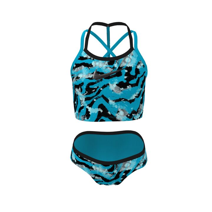 Nike Girls Watercolor T-Crossback Midkini Set