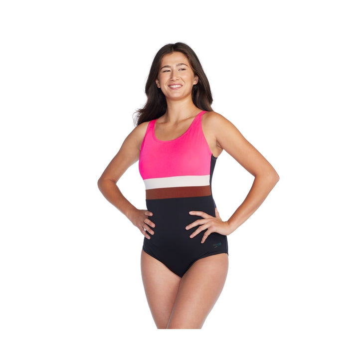 Speedo Womens Banded Colorblock 1 Pc