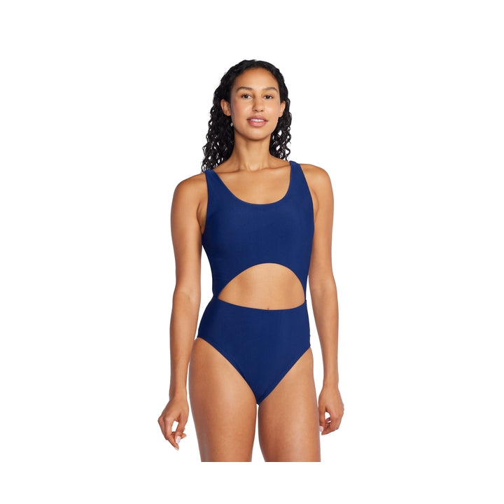 Speedo Womens Keyhole Rib 1 Pc