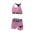 Nike Girls Logo Tape Racerback Bikini & Short Set