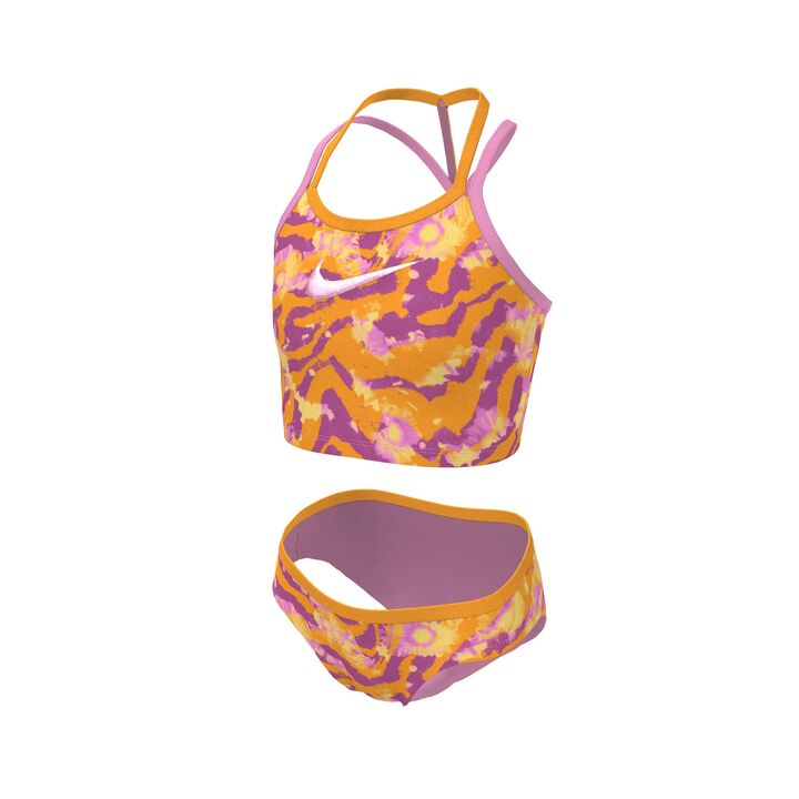 Nike Girls Watercolor T-Crossback Midkini Set