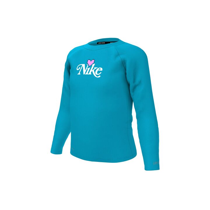 Nike Girls Digi Heart Long Sleeve Hydroguard