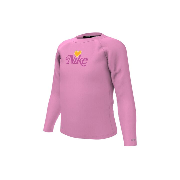 Nike Girls Digi Heart Long Sleeve Hydroguard