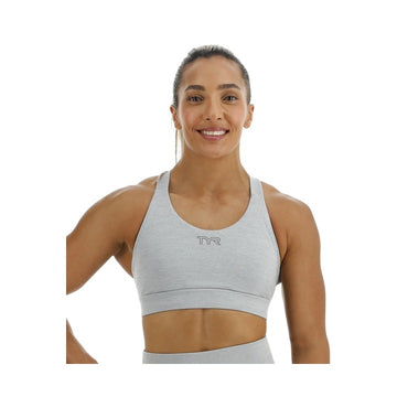 Tyr Base Kinetic Women's Crossback Sports Bra - Heather