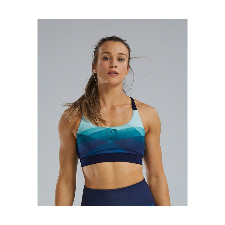 Tyr Base Kinetic Women's Dual Strap Sports Bra - Forge