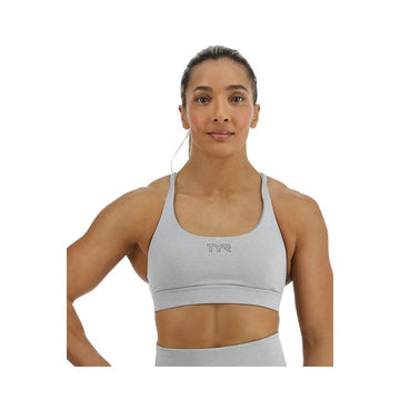 Tyr Base Kinetic Women's Dual Strap Sports Bra - Heather