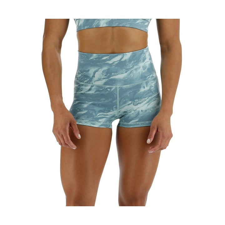 Tyr Base Kinetic Women's High-Rise 2in Shorts - Aqueous