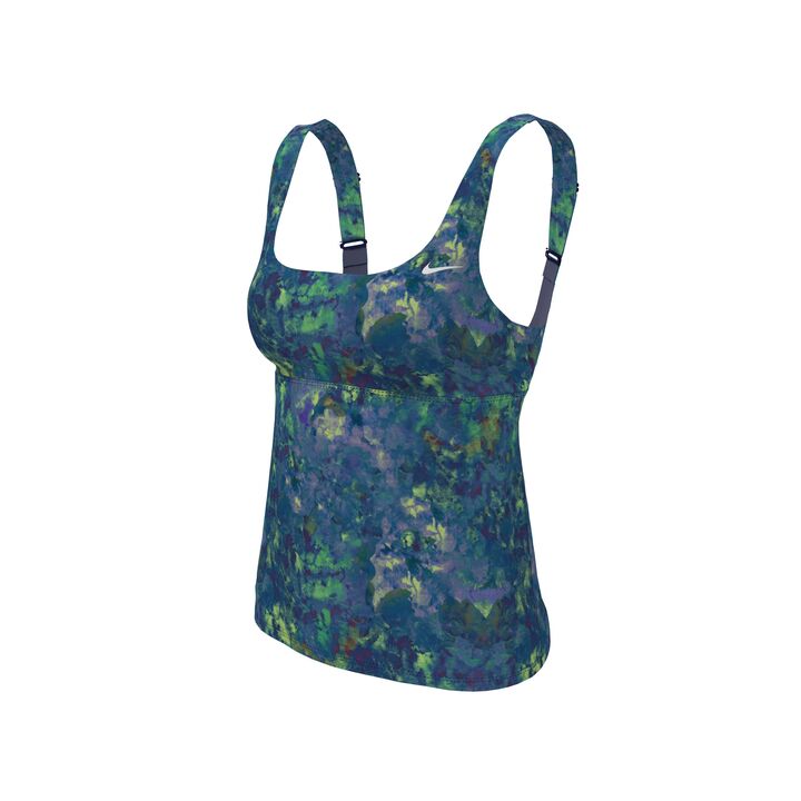 Nike Women Earth Dye Scoop Neck Tankini