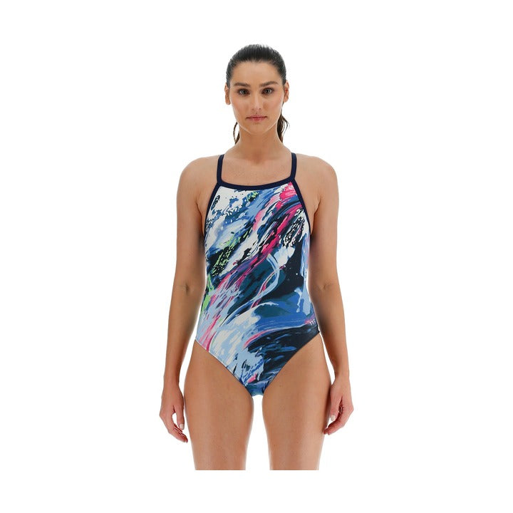 TYR Women's Standard Diamondfit Transt One Piece Swimsuit