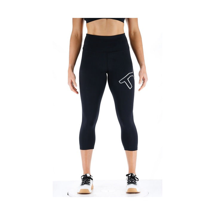 Tyr Base Kinetic Women's High-Rise 21in Logo Leggings - Solid