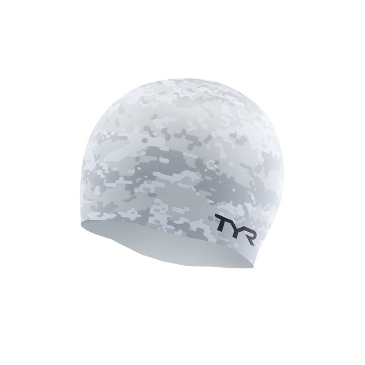 Tyr Adult Silicone Swim Cap - Digi Camo