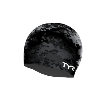 Tyr Adult Silicone Swim Cap - Digi Camo