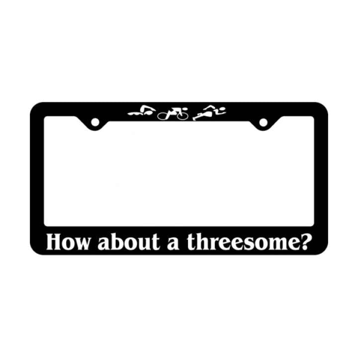 Triathlon License Plate Frame